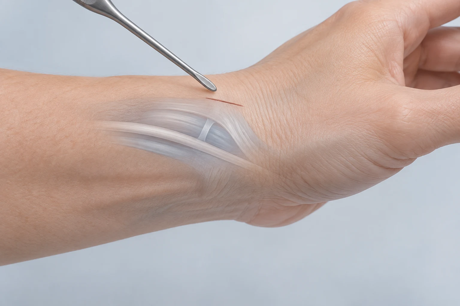 Anatomische Darstellung des Operationsprinzips