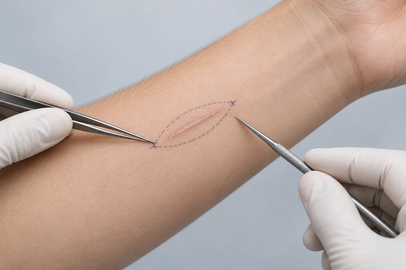 Anatomische Darstellung des Operationsprinzips